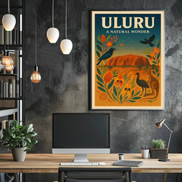 Uluru A Natural Wonder Poster PosterGoat
