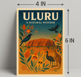 Uluru A Natural Wonder Poster PosterGoat