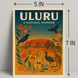 Uluru A Natural Wonder Poster PosterGoat