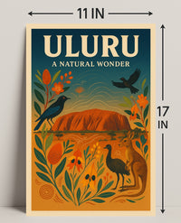 Uluru A Natural Wonder Poster PosterGoat