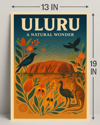 Uluru A Natural Wonder Poster PosterGoat