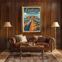 Uluru Australia Vintage Travel Adventure Poster PosterGoat