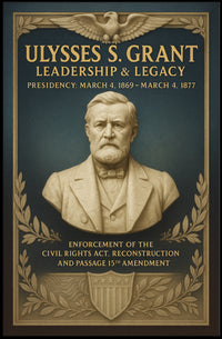 Ulysses S. Grant Leadership Legacy Poster PosterGoat