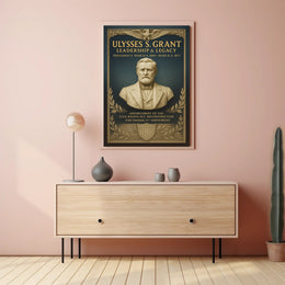 Ulysses S. Grant Leadership Legacy Poster PosterGoat
