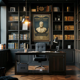 Ulysses S. Grant Leadership Legacy Poster PosterGoat