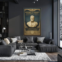 Ulysses S. Grant Leadership Legacy Poster PosterGoat