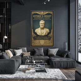 Ulysses S. Grant Leadership Legacy Poster PosterGoat