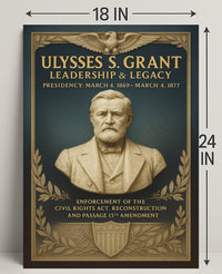 Ulysses S. Grant Leadership Legacy Poster PosterGoat