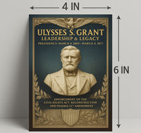 Ulysses S. Grant Leadership Legacy Poster PosterGoat