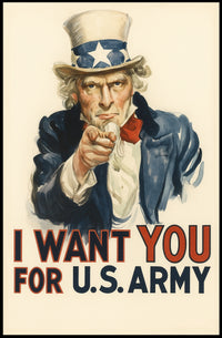 Uncle Sam Wants You Poster PosterGoat