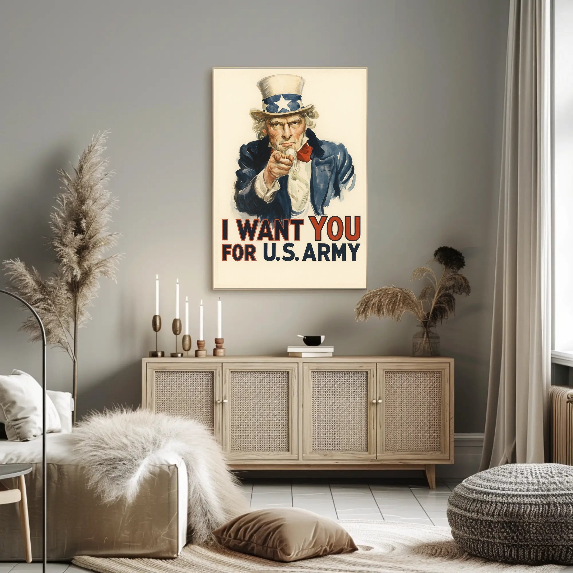 Uncle Sam Wants You Poster PosterGoat