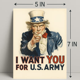 Uncle Sam Wants You Poster PosterGoat