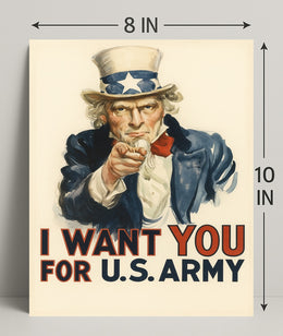 Uncle Sam Wants You Poster PosterGoat