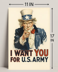 Uncle Sam Wants You Poster PosterGoat