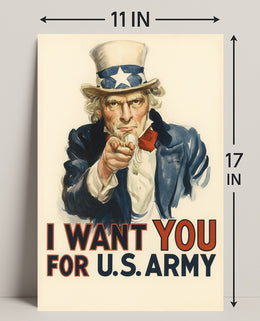 Uncle Sam Wants You Poster PosterGoat