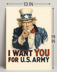 Uncle Sam Wants You Poster PosterGoat