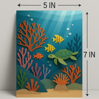 Underwater Adventure Wall Art Print PosterGoat