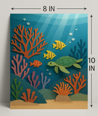 Underwater Adventure Wall Art Print PosterGoat