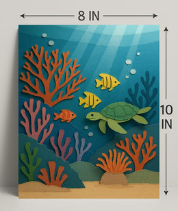 Underwater Adventure Wall Art Print PosterGoat