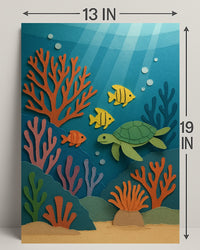 Underwater Adventure Wall Art Print PosterGoat