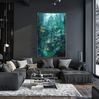 Underwater Ancient City Fantasy Futuristic Sci-Fi Poster PosterGoat