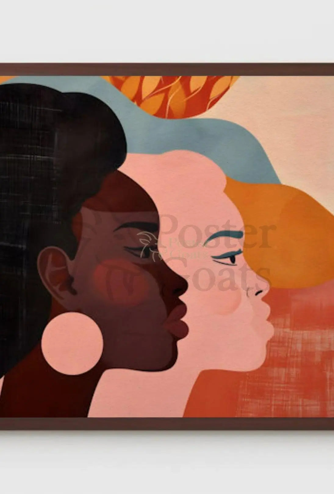 Unity in Diversity Modern Artistic Abstract Poster PosterGoat