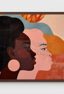 Unity in Diversity Modern Artistic Abstract Poster PosterGoat
