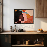Unity in Diversity Modern Artistic Abstract Poster PosterGoat