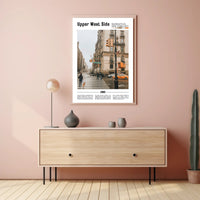 Upper West Side Urban Architectural Travel Poster PosterGoat