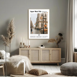 Upper West Side Urban Architectural Travel Poster PosterGoat