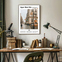 Upper West Side Urban Architectural Travel Poster PosterGoat