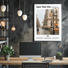 Upper West Side Urban Architectural Travel Poster PosterGoat