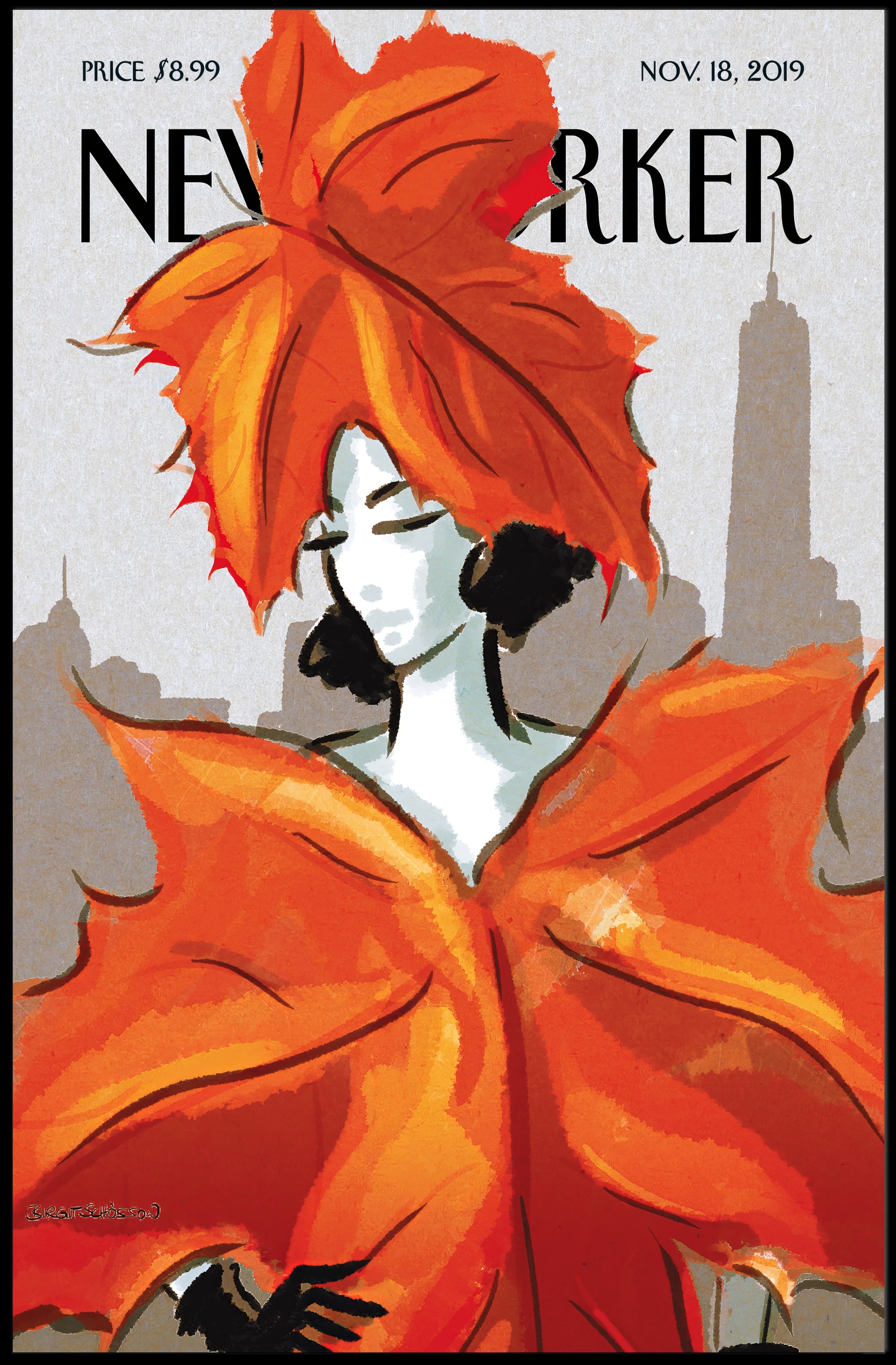 Urban Charm: New York Magazine Cover Skyline Travel Poster PosterGoat