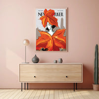 Urban Charm: New York Magazine Cover Skyline Travel Poster PosterGoat