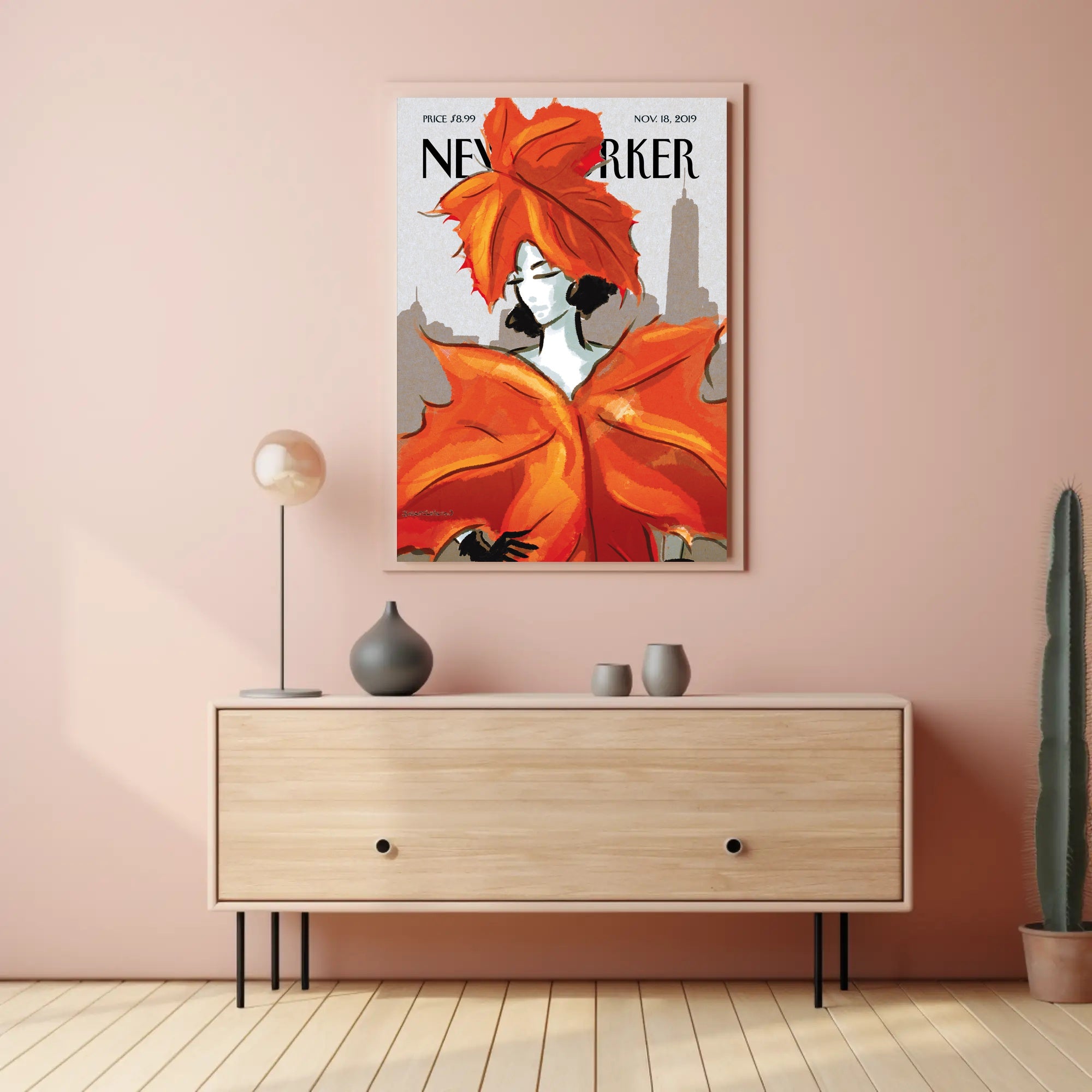 Urban Charm: New York Magazine Cover Skyline Travel Poster PosterGoat