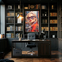Urban Chic Woman Illustration Modern Pop Culture Poster PosterGoat