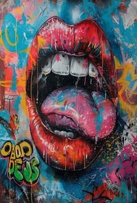 Urban Expression Pop Art-Inspired Street Culture Poster PosterGoat