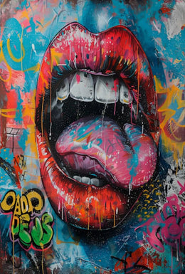 Urban Expression Pop Art-Inspired Street Culture Poster PosterGoat