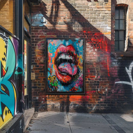 Urban Expression Pop Art-Inspired Street Culture Poster PosterGoat