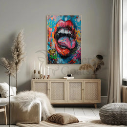 Urban Expression Pop Art-Inspired Street Culture Poster PosterGoat