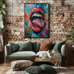 Urban Expression Pop Art-Inspired Street Culture Poster PosterGoat