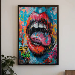 Urban Expression Pop Art-Inspired Street Culture Poster PosterGoat