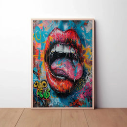 Urban Expression Pop Art-Inspired Street Culture Poster PosterGoat