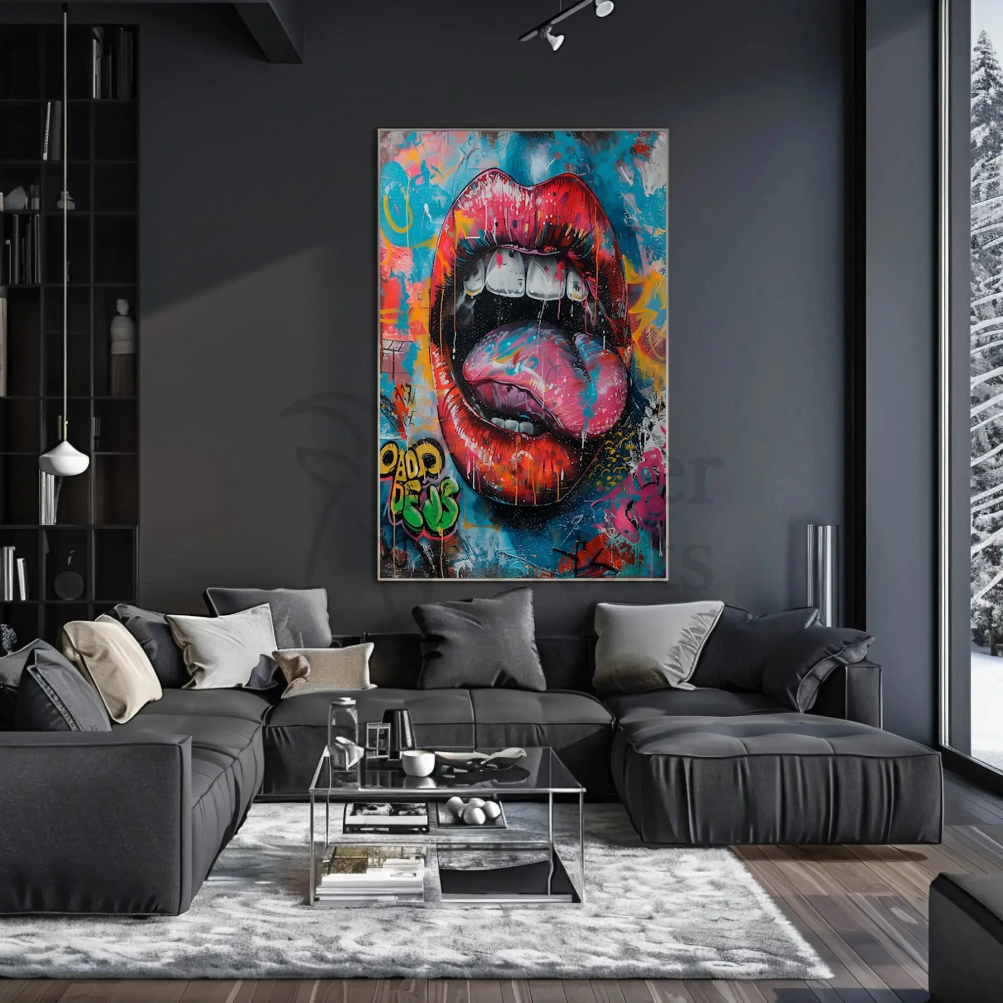 Urban Expression Pop Art-Inspired Street Culture Poster PosterGoat