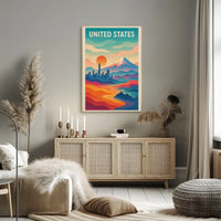 Urban-Nature Harmony Travel Poster PosterGoat