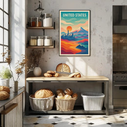 Urban-Nature Harmony Travel Poster PosterGoat