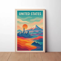 Urban-Nature Harmony Travel Poster PosterGoat
