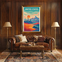 Urban-Nature Harmony Travel Poster PosterGoat