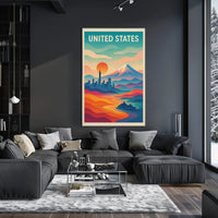 Urban-Nature Harmony Travel Poster PosterGoat
