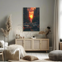 Urban Street Reclamation: Apocalyptic Artistic Sci-Fi Poster PosterGoat